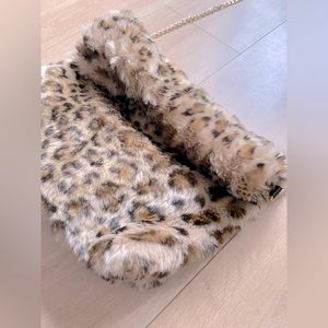 Fashion Nova |  Leopard Rolled Faux Fur Purse